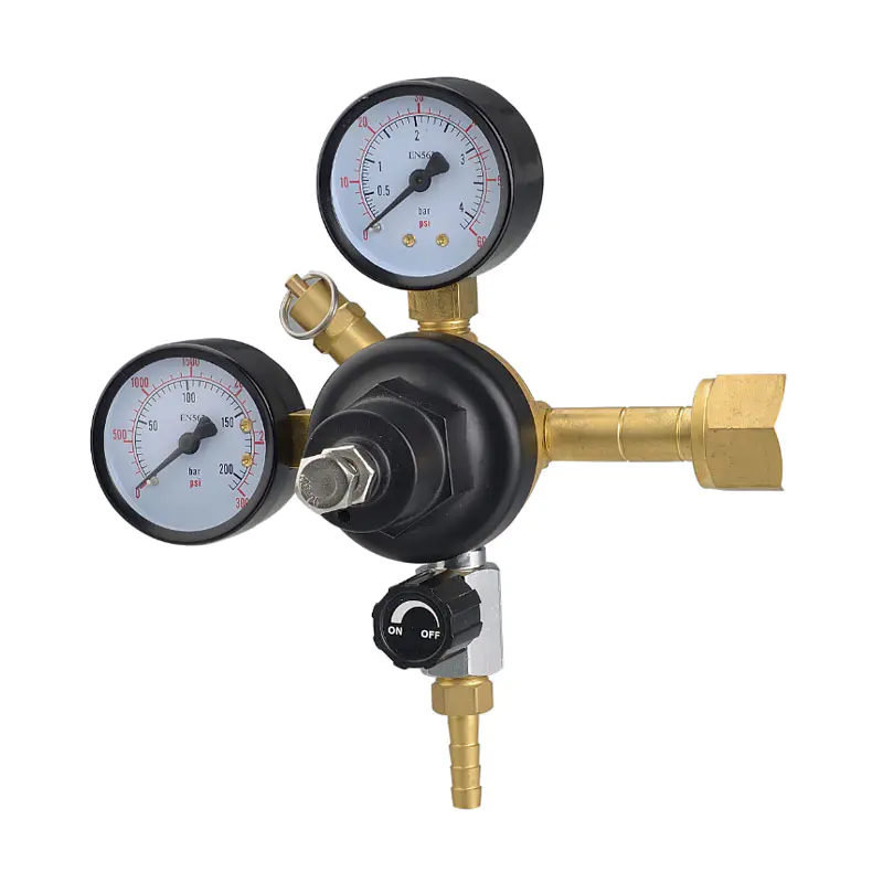 Regulator Tekanan Gas Karbon Dioksida Kuningan TR-64